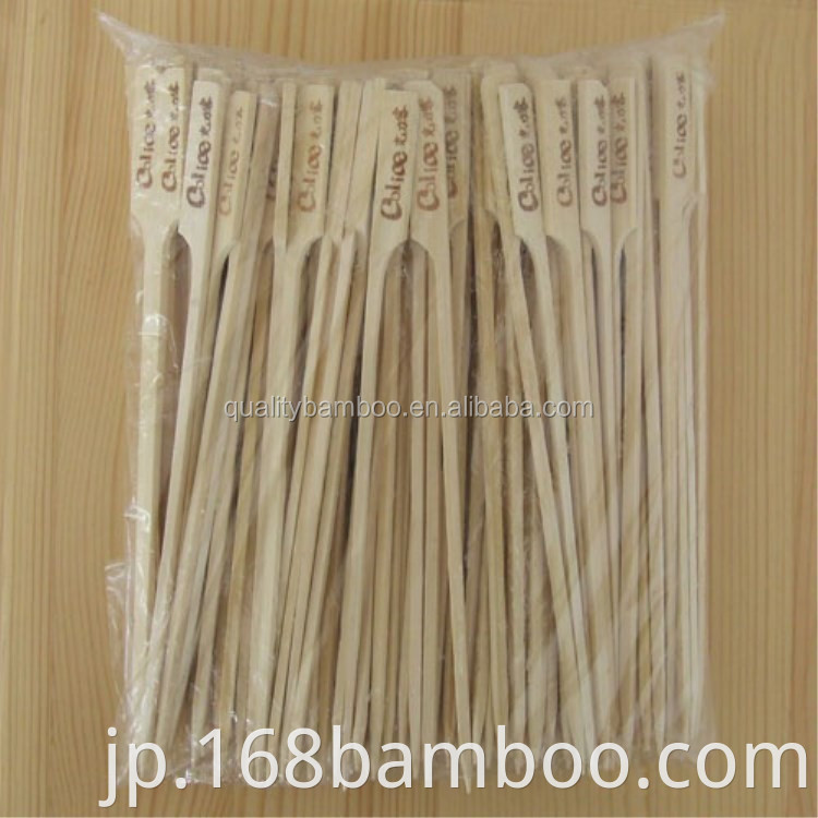Opp bags package for bamboo paddle skewer